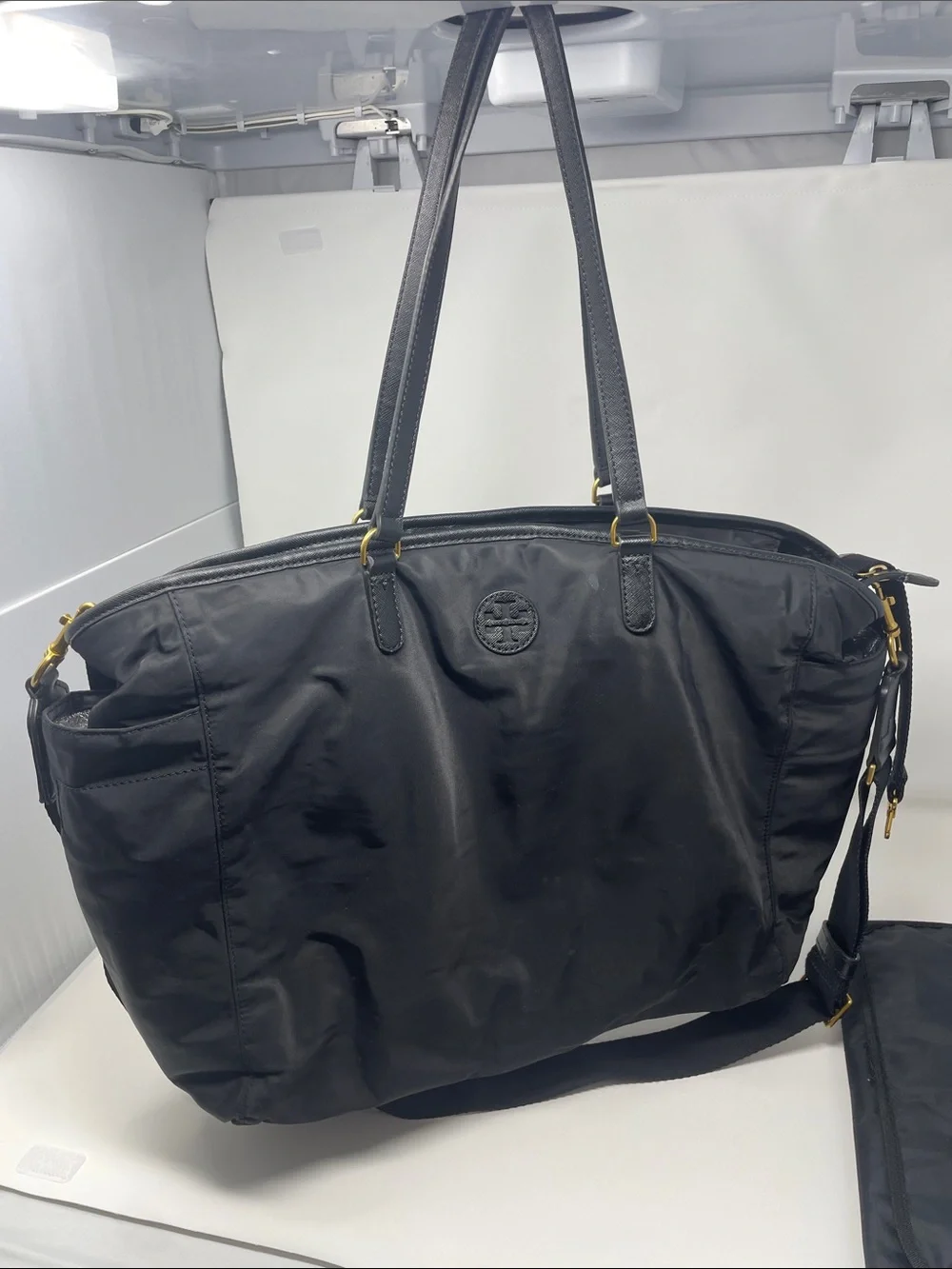 Tory Burch Scout Nylon Diaper Bag Black